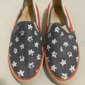 American Flag Slip-On Shoes